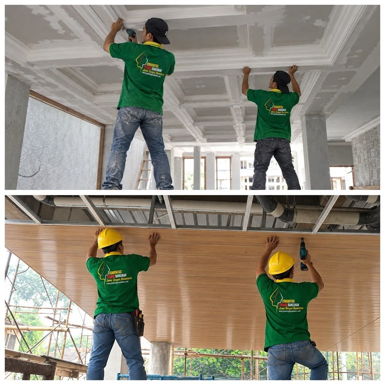 Tukang plafon spesialist gibsum dan PVC